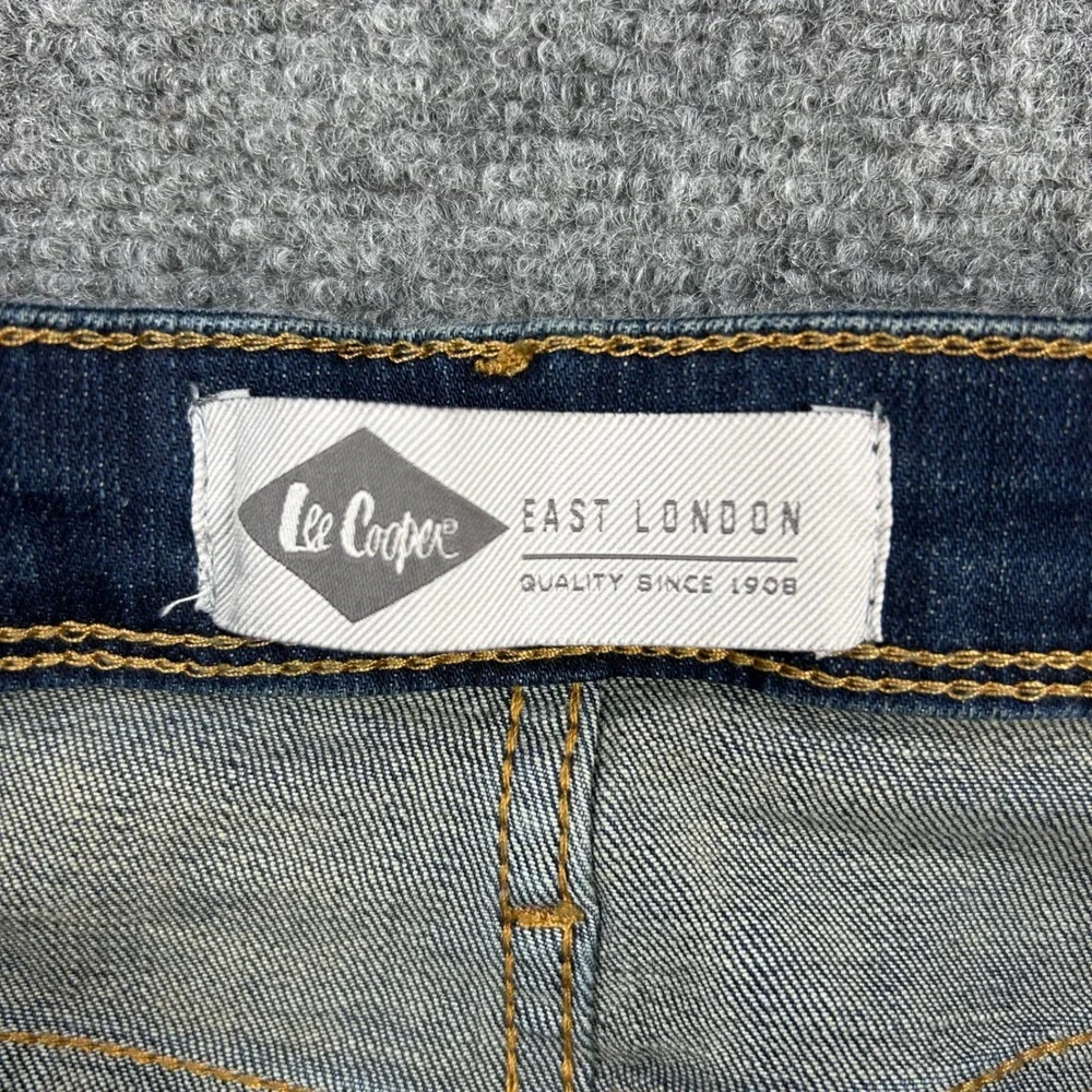 Lee Cooper Aiden Jeans Mens Size 31x32 Dark‎ Blue Slim Fit Denim Pants